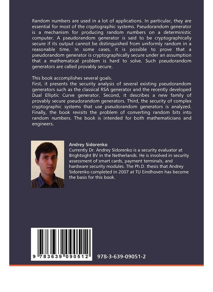 Design and Analysis of Provably Secure Pseudorandom Generators  - Image 2