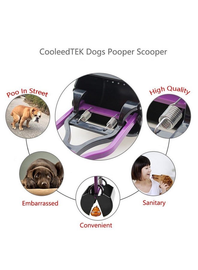 Pets Empire Poop Scooper for Dogs | Dog Potty Picker | Portable Dog Poop Pickup | Potty Animal Waste Cleaner, Sanitary Dog Waste Pick Up Dispense with Steel Lock (Colour May Vary, 11-Inch Small) - Image 5