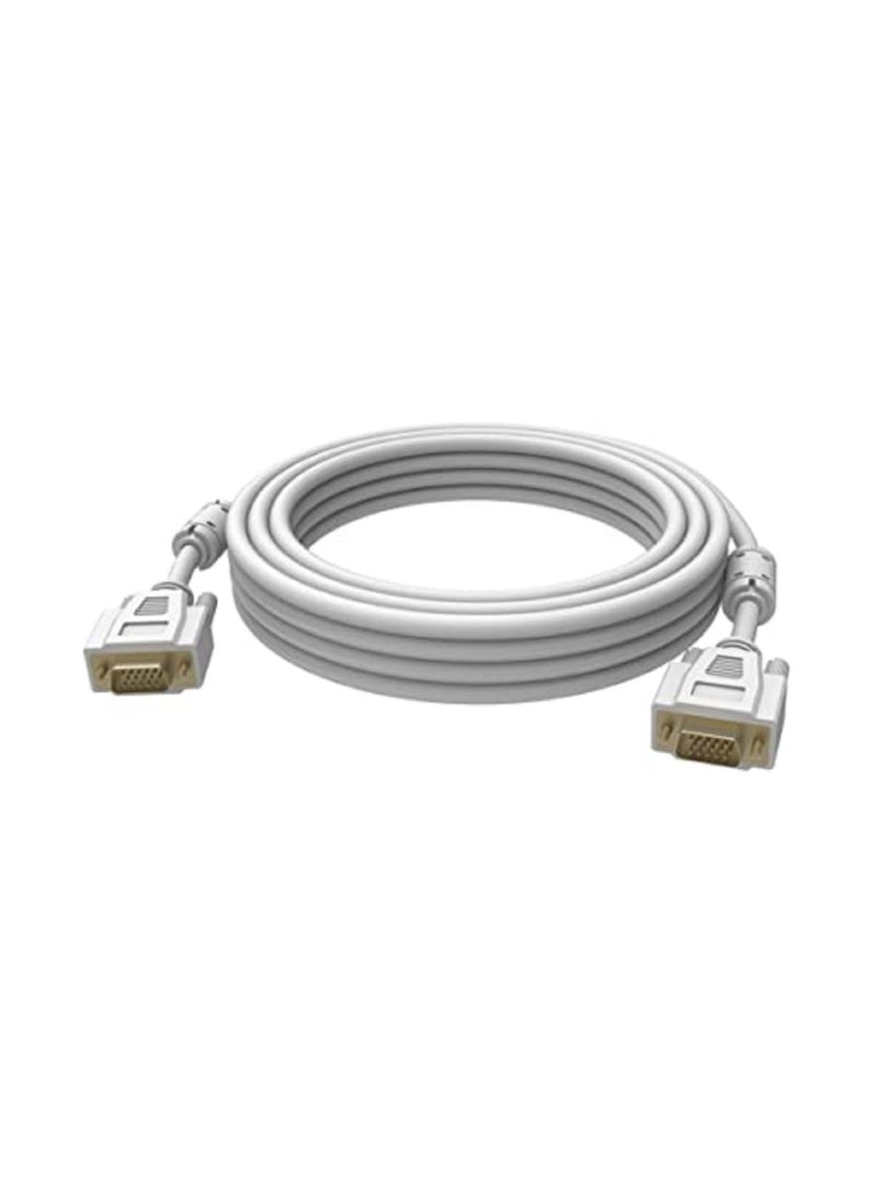 5m Quality VGA/SVGA Monitor LCD Cable Male/Male 5 Meter