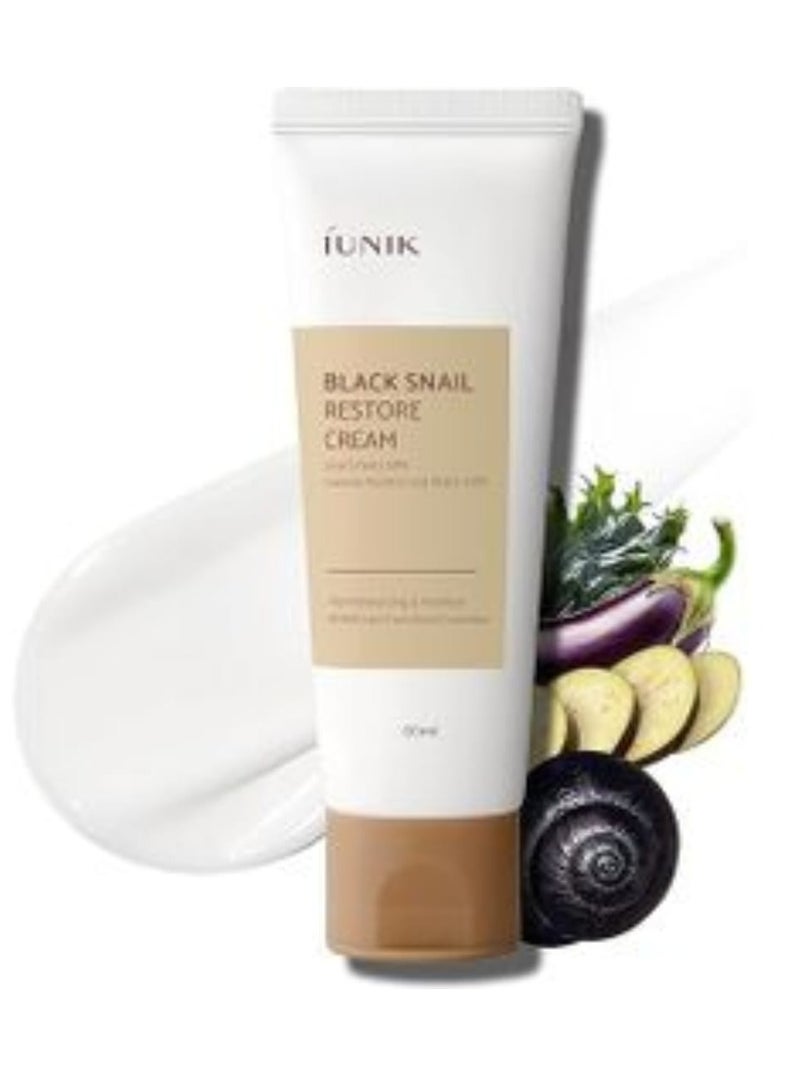 iUNIK Ionic Black Snail Repair Cream - 60ml - Image 1