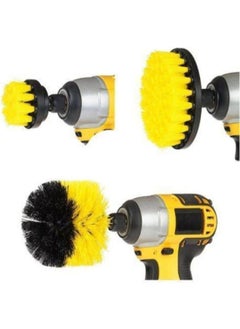 Combat Drill Bit Mounted Cleaning Brush Set Brush Head 3 Pieces  - Image 1
