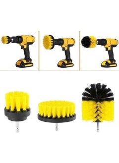 Combat Drill Bit Mounted Cleaning Brush Set Brush Head 3 Pieces  - Image 3