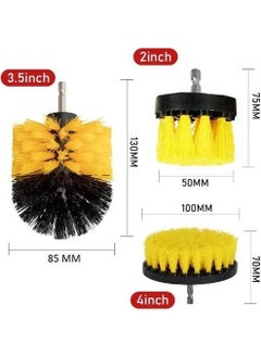 Combat Drill Bit Mounted Cleaning Brush Set Brush Head 3 Pieces  - Image 2