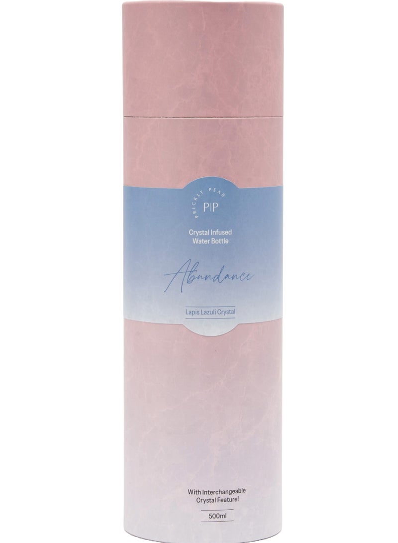 Prickly Pear Lapis Lazuli Interchangeable Crystal Water Bottle - Image 4