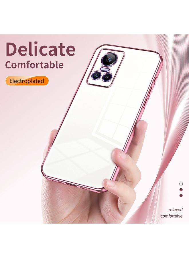 S-TOP Case For Realme GT Neo 3 Transparent Plating Fine Hole Phone Case - Image 5