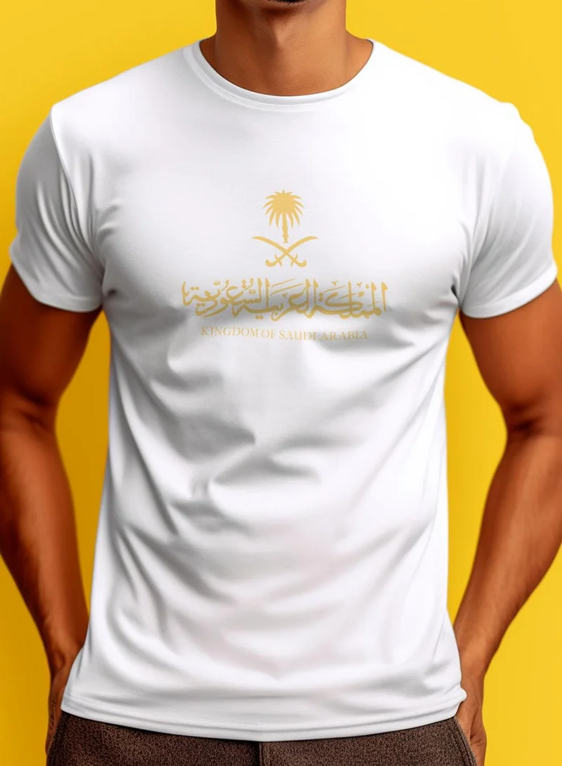 Lowha Cotton T-Shirt for Saudi National Day or Everyday Saudi Pride Wear for Women & Men