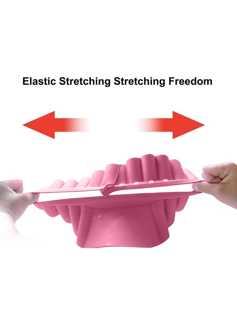 Generic - Baby Shampoo Eye Protection Cap, Adjustable Shampoo Shower Cap, Safe Baby Shower Cap (Pink) - Image 1