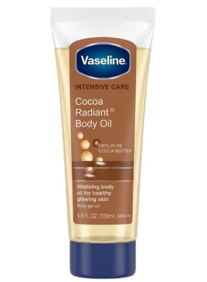 Vaseline 2pcs Vaseline Intensive Care Cocoa Radiant Body Gel Oil 120Ml - Image 2