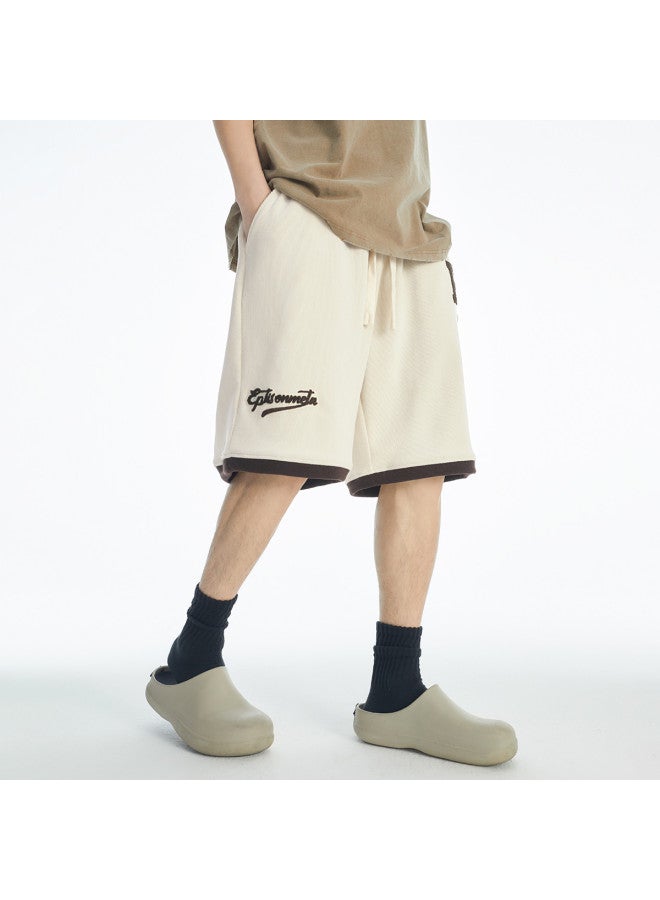 EPTISON شورتات رياضية بتصميم موضة وطنية صيفية للرجال والنساء، بنطال قصير مستقيم الساق بخمسة نقاط - Image 4