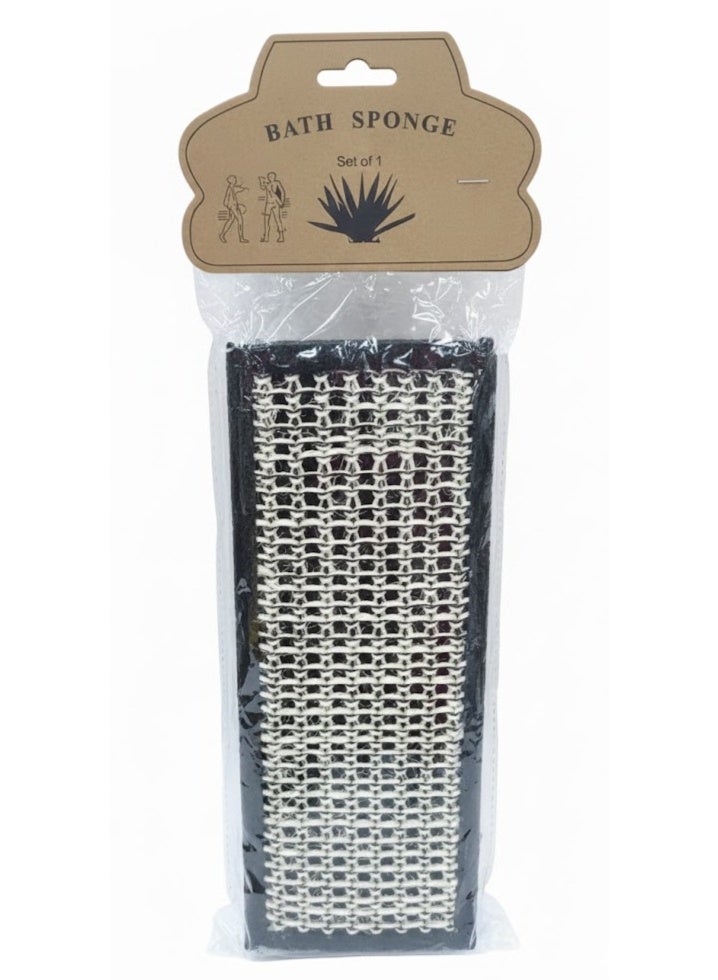 Bath Sponge Exfoliating Strap - Textured Back Scrubber for Shower