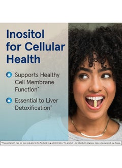 jarrow formulas Jarrow Formulas Inositol 750 mg, Dietary Supplement, Liver Support for Cellular Health and General Wellness, 100 Veggie Capsules, Up to a 100 Day Supply  - Image 3