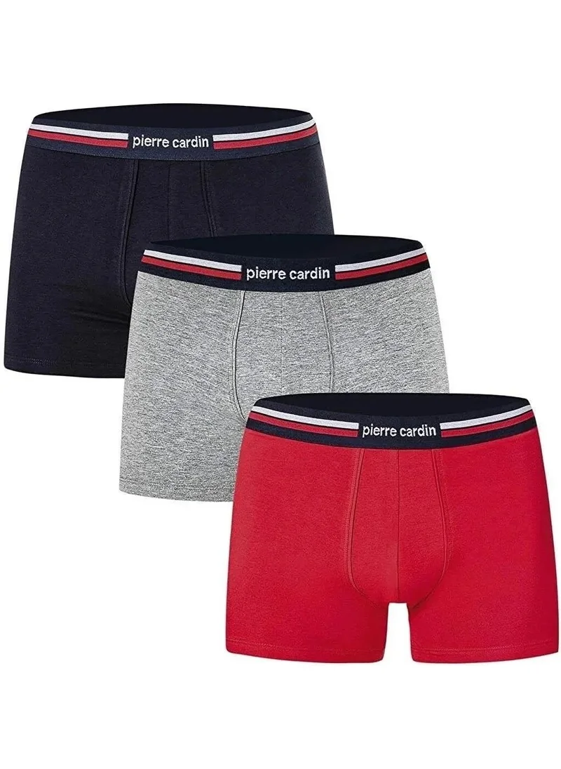 pierre cardin Men's 3-Pack Stretch Lycra Boxer, 95% Cotton 5% Lycra