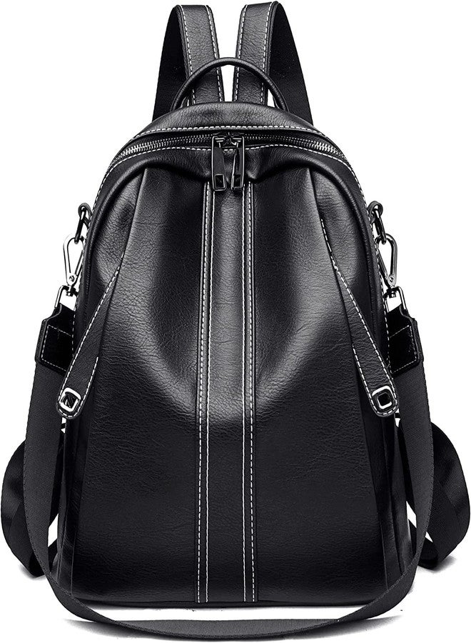 ProArch Women's PU Leather Stylish and Trending Backpack for College Office Travel Anti Theft Backpack Purse for Women and Girls with Sling Belt - Image 1