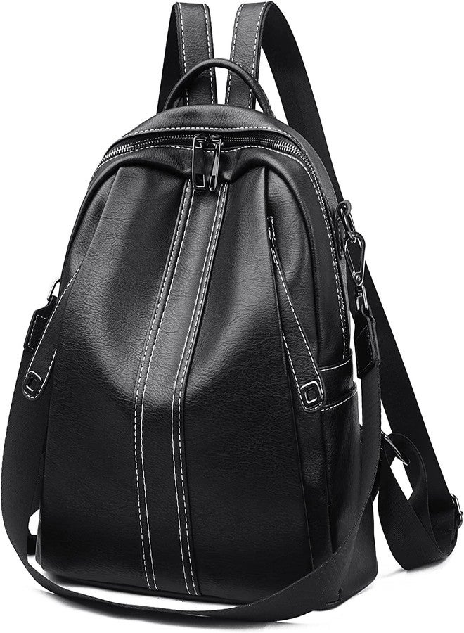 ProArch Women's PU Leather Stylish and Trending Backpack for College Office Travel Anti Theft Backpack Purse for Women and Girls with Sling Belt - Image 2