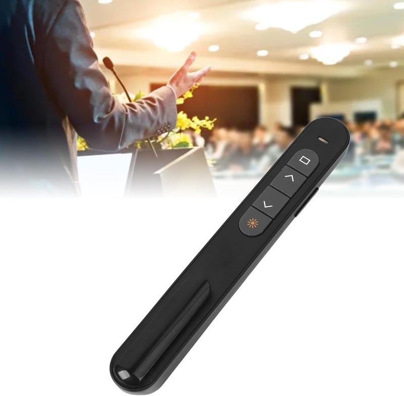 Bewinner Dpofirs Wireless Presenter Remote, Wireless Presentation Clicker for PPT Presentations, USB Wireless Presenter Remote, Portable PPT Clicker for Classroom - Image 2