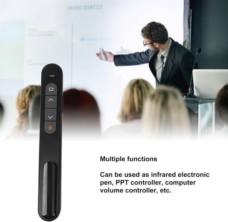 Bewinner Dpofirs Wireless Presenter Remote, Wireless Presentation Clicker for PPT Presentations, USB Wireless Presenter Remote, Portable PPT Clicker for Classroom - Image 3