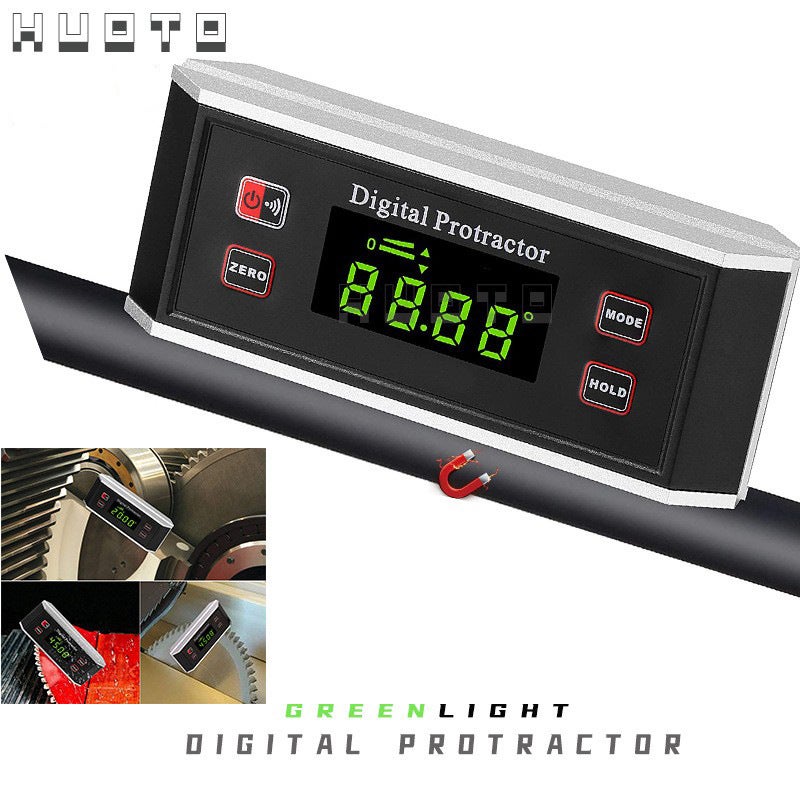 HUOTO IP54 Digital Inclinometer Level Ruler New Strip dip box DC21-XY3 