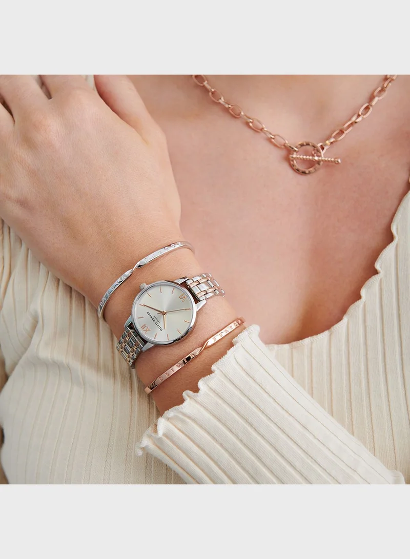 OLIVIA BURTON The England Collection Steel Strap Analog Watch
