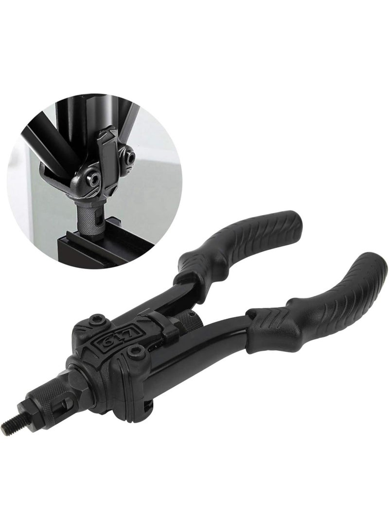 GGOOT Repair Tools Kit  Dual-Handle Nut Gun Repair Tools Kit, Alloy Steel Hardware Hand Tools, Black  - Image 4