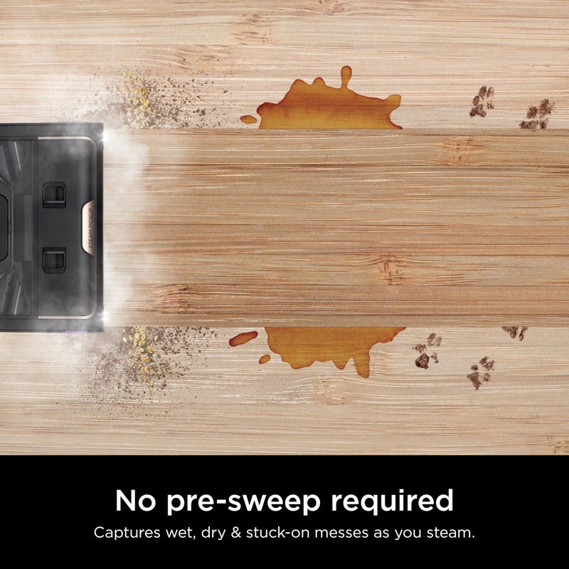 Shark Steam Pickup Lightweight 3-in-1 Steam Mop Cleaner Picks Up Debris, Deep Scrubs & Steam Sanitizes - All At Once for Home with Sealed Hard Floors like Hardwood, Tile & Laminate, SD201 - Image 3