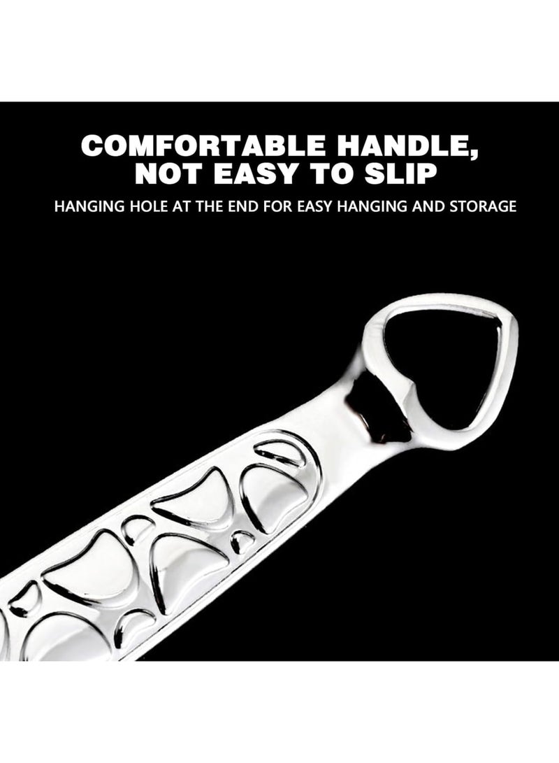 Suntown Multifunctional Stainless Steel Meat Tenderizing Hammer, Double-Sided Solid Model with Non-Slip Handle, Heart-Shaped Meat Tenderizer for Steak Chicken Pork - Image 3