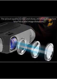 Generic Mini Led Smart Portable Projector Wifi Support Full Hd 1080P 4K Video Home Theater Projector (Color : B7 32G Android, Size : 246 * 188 * 92Mm) (B7 None Android 246 * 188 * 92mm)  - Image 2