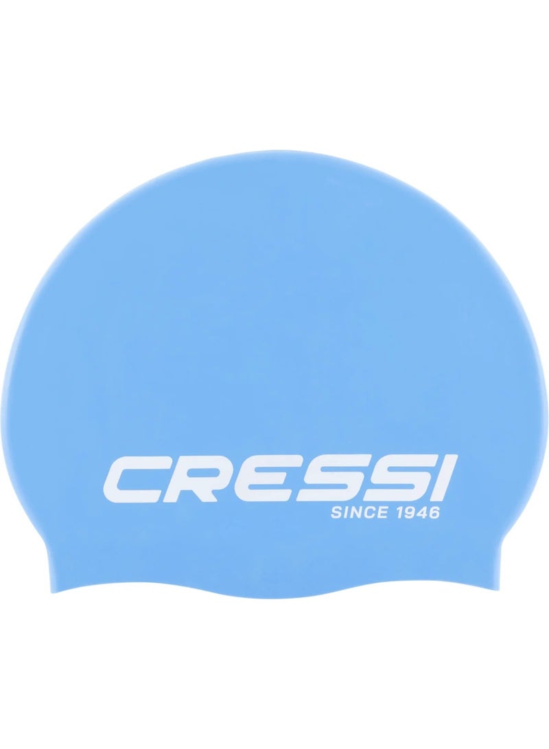 Cressi Ricky JR Swim Cap Azure - Image 1