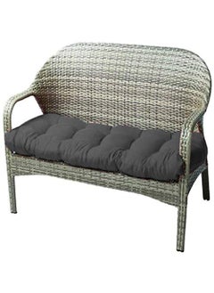 Mom's Moon Moms Moon Durable Indoor Outdoor Garden Patio Bench Seat Cotton Filled Cushion Balcony Bench Pad For Loungers Garden Furniture Patio Loveseat Back Seat Pad For Sitting Pack Of 1 18 X 50 In Grey 