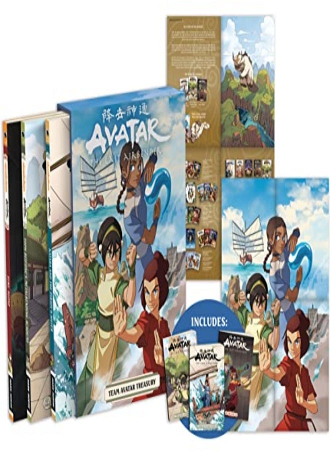 null - Avatar The Last Airbender Team Avatar Treasury Boxed Set Graphic Novels by Hicks, Faith Erin - Wartman, Peter - Matera, Adele Paperback - Image 1