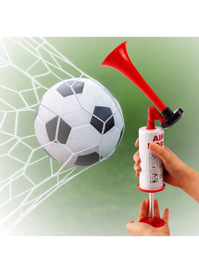 Generic Handheld Air Horn, Metal Super Loud Noise Maker Bear Horn Self Defense Portable Air Pump Horn Sports and Marine Signal Safety Alarm Horn for Boating, Sports Events, Birthday Parties (RED)  - Image 3