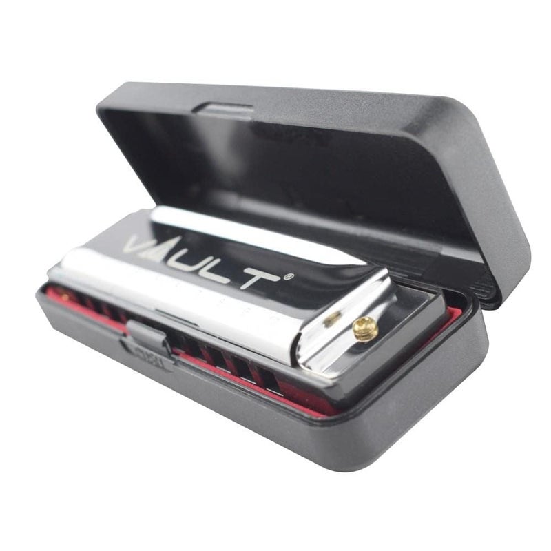 VAULT هارمونيكا/عضو فموي HA1000 بمفتاح A مع 10 ثقوب للمبتدئين والمحترفين - Image 4