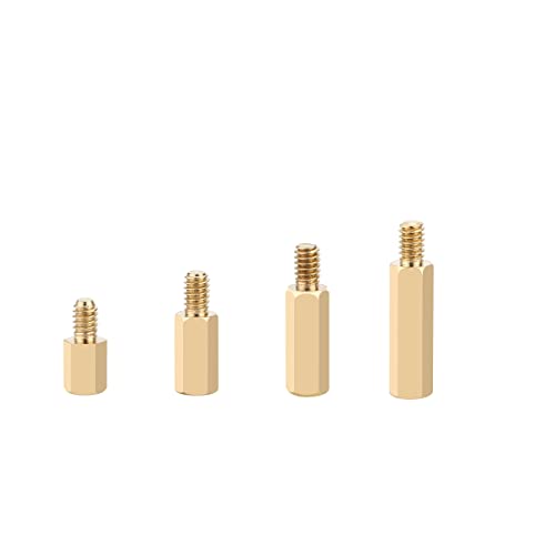 Mayitr 300pcs M2 Brass Standoff Kit Hex Column Spacer Standoff Screw Motherboard Standoffs Nut Assortment with Box - Image 5