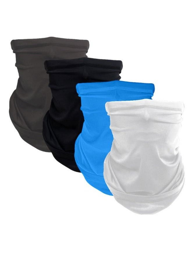 XiuWoo 4-Piece Sun UV Protection Face Mask Breathable Neck Scarf Set  - Image 1