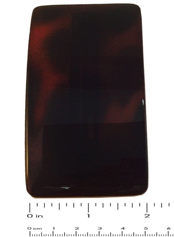 Parcelona French Elite Bar Wide Large Celluloid Acetate Hair Clip Barrette (Tortoise Shell) - Image 4