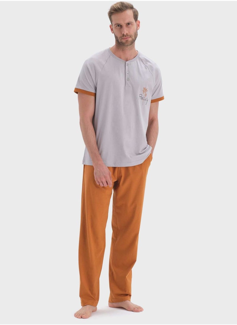 dagi - Nightwear T-Shirt & Trouser Set - Image 1