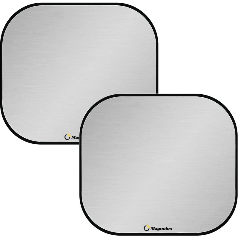 Magnelex Windshield Sun Shade - Reflective Fabric Blocks Sun and Keeps Your Vehicle Cool, Foldable Sun Shield for Car (Universal Fit) - Image 2