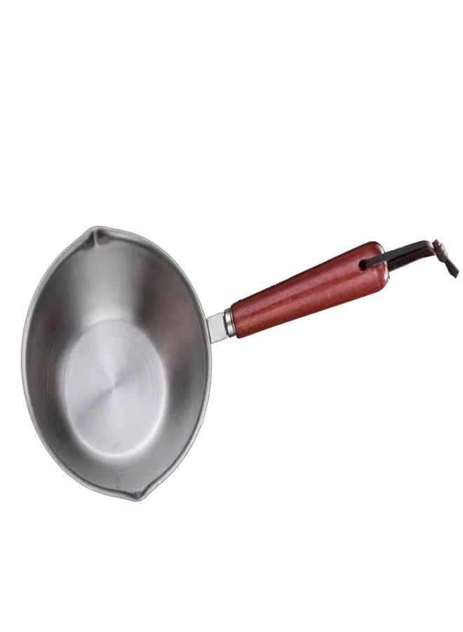Mini Milk Warmer Pot 304 Stainless Steel 200ml Antislip Handle Rustproof Mini Oil Pot for Kitchen - Image 4