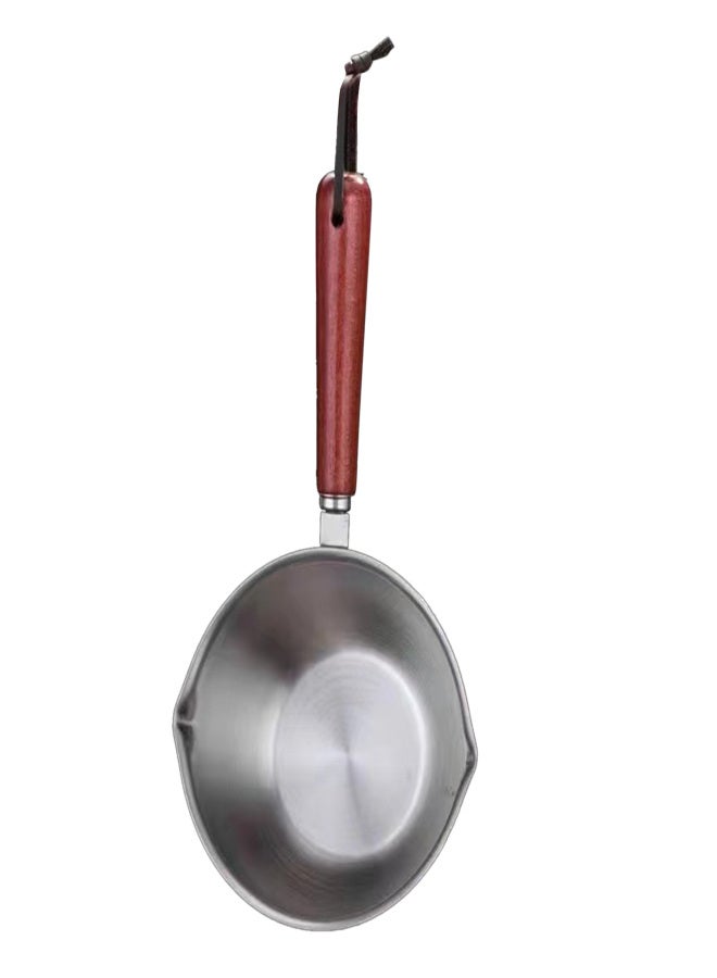 Mini Milk Warmer Pot 304 Stainless Steel 200ml Antislip Handle Rustproof Mini Oil Pot for Kitchen - Image 1