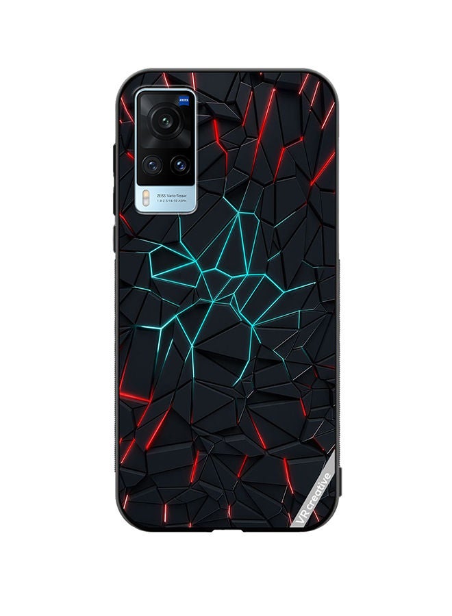 VR CREATIVE Protective Case Cover For Vivo X60 Abstracts Design Multicolour - Image 1
