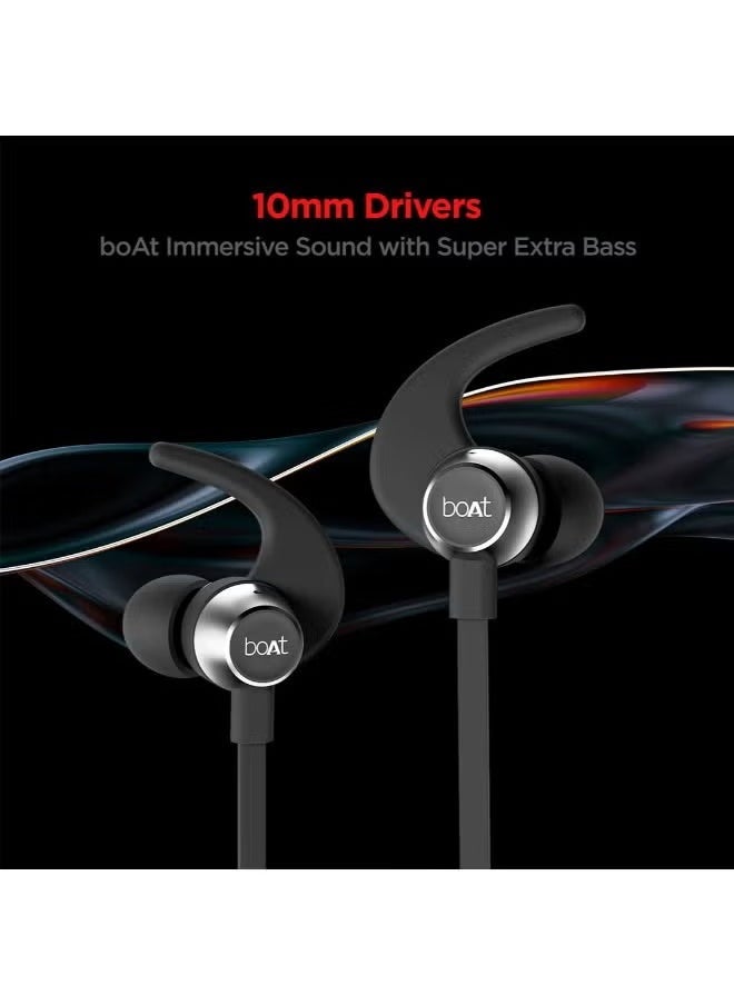 Rockerz 255 Pro+ Bluetooth In-Ear Neckband with Up to 60 Hours Playback, ASAP Charge, IPX7, Dual Pairing, Bluetooth v5.2, Active Black - Image 5