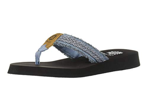Yellow Box Women's Fianni Sandal, Denim, 9.5 M US - Image 5