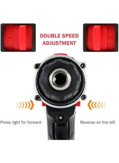 SCIENISH 48V Multifunctional Electric Impact Cordless Drill High Power Lithium Battery Wireless Hand Drills Home Diy Electric Power Tools 2 Battery  - Image 3