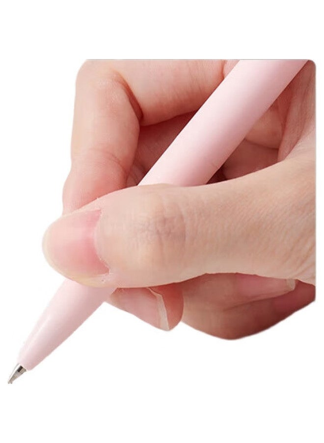 Kaco Nice Pink Set 0.5Mm Black Gel Pens 6-Pack Large Capacity For Students Practice Writing Notes Office Stationery Signing Quick-Drying Smooth - Image 3