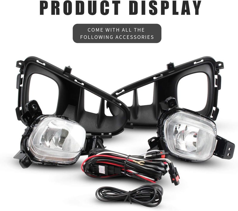 DLAA Front Fog Lights for KIA Picanto 2018-2020 - Waterproof Bumper Fog Lamps Set (1 Pair) - Image 2