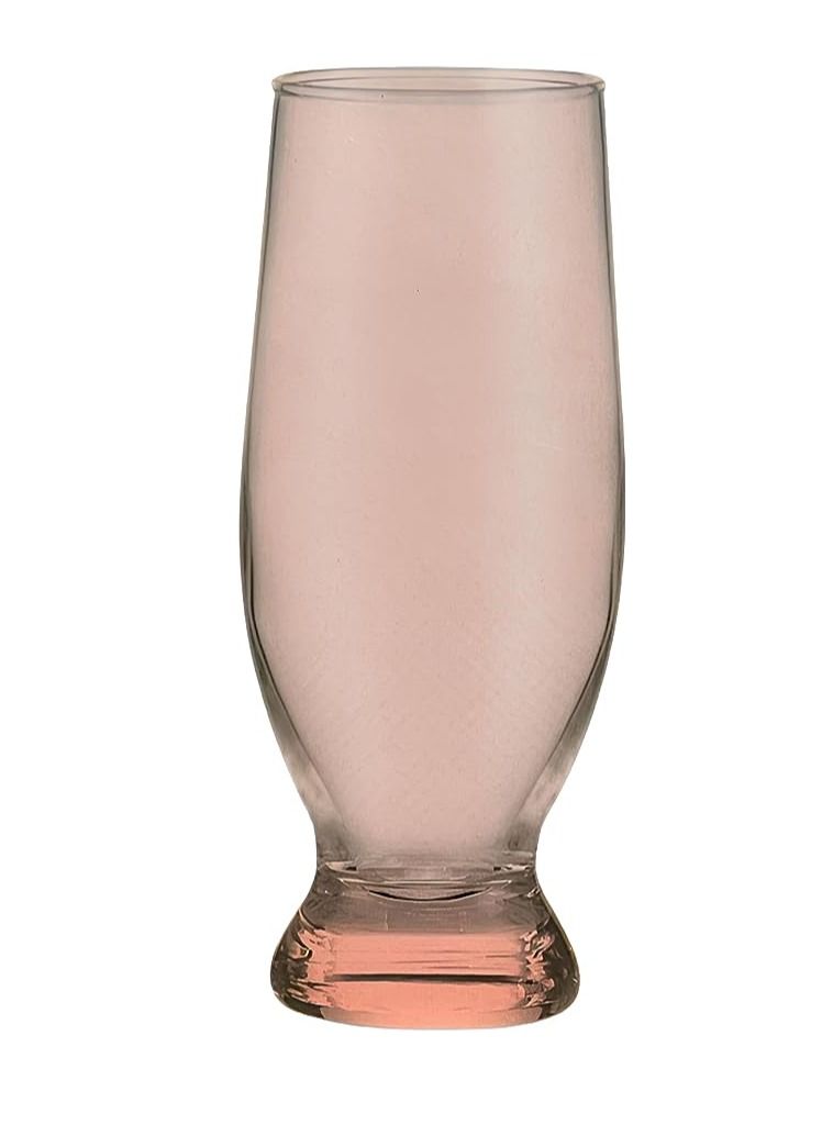 باساباش طقم 6 أكواب عصير كبيرة من باشابتشي - أكواتيك - 370 مل - لون وردي - منشأ تركي - Image 2