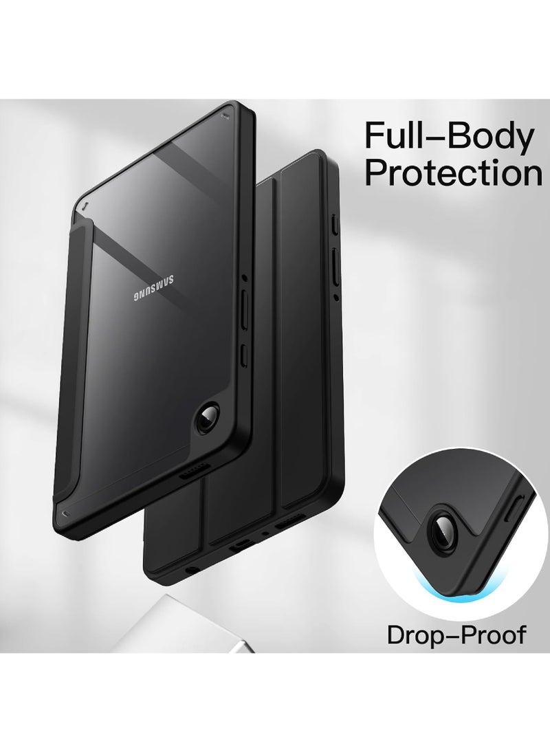 Rock Pow Case for Samsung Galaxy Tab A9 8.7-Inch 2023 Clear Transparent Hard PC Back Protective Tri-Fold Stand Slim Tablet Cover  - Image 5