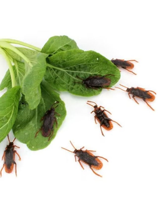 20-Piece Pranking Cockroach Trick Toy Durable Sturdy And Good Quality For Fun Pranks 4.5x1.8cm  - Image 2
