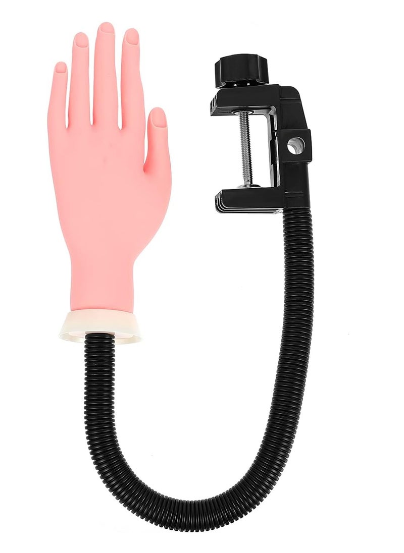 globalstar Globalstar Bendable Manicure Practice Hand - Realistic Fake Hand Model for Nail Art Training  - Image 1