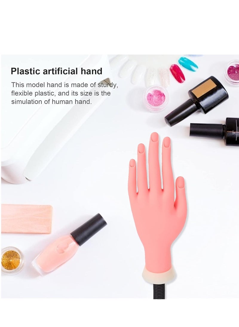 globalstar Globalstar Bendable Manicure Practice Hand - Realistic Fake Hand Model for Nail Art Training  - Image 2