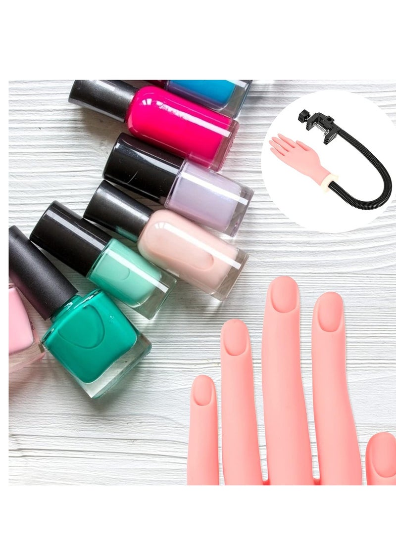 globalstar Globalstar Bendable Manicure Practice Hand - Realistic Fake Hand Model for Nail Art Training  - Image 4